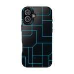 Neon Grid Magnetic Impact-Resistant iPhone Case | MagSafe compatible  Shamo's iPhone 16 Plus / Glossy