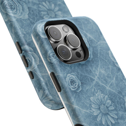 Frozen Flower Impact-Resistant iPhone Case — MagSafe Compatible  Shamo's