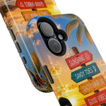 Hello Summer Phone Case — Tropical Beach MagSafe Impact-Resistant Case