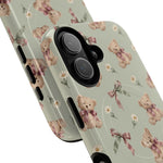 Funda para iPhone con lazo y osito de peluche con MagSafe