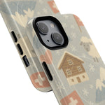 Swiss Chalet Sheep Pattern Tough MagSafe iPhone Case  Shamo's