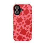 Red Floral Love iPhone Case (MagSafe compatible)  Shamo's iPhone 16 / Matte