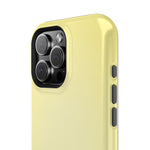 Baby Yellow Solid Color MagSafe Compatible Impact-Resistant Phone Case | Slim Protective Cover