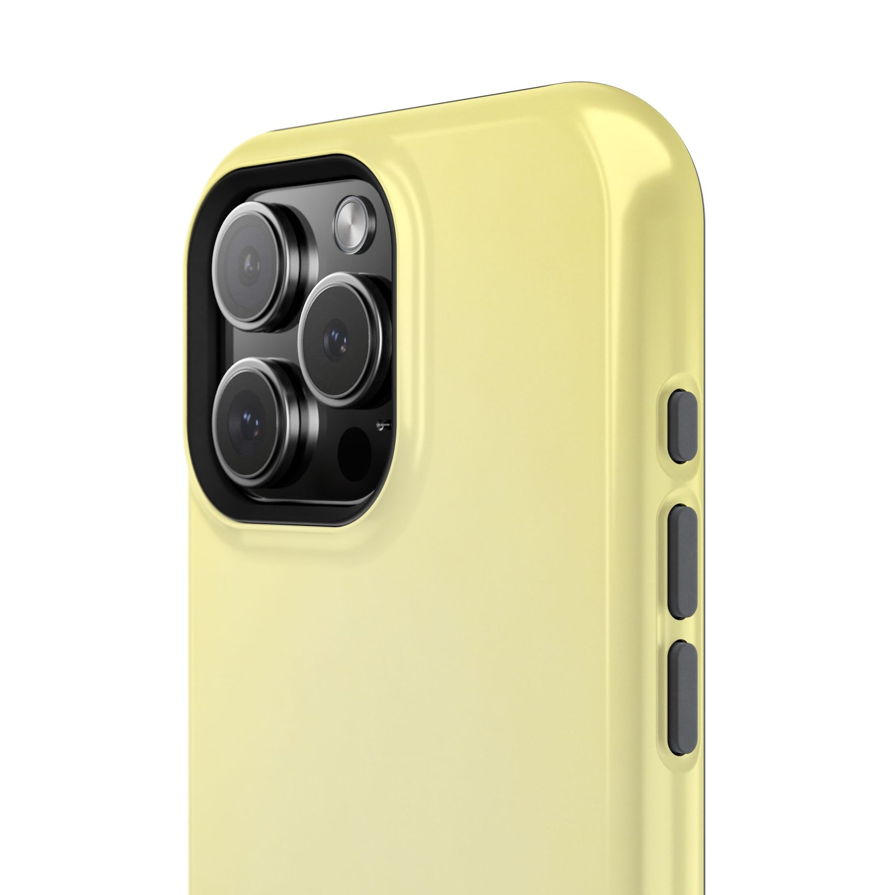 Baby Yellow Solid Color MagSafe Compatible Impact-Resistant Phone Case | Slim Protective Cover