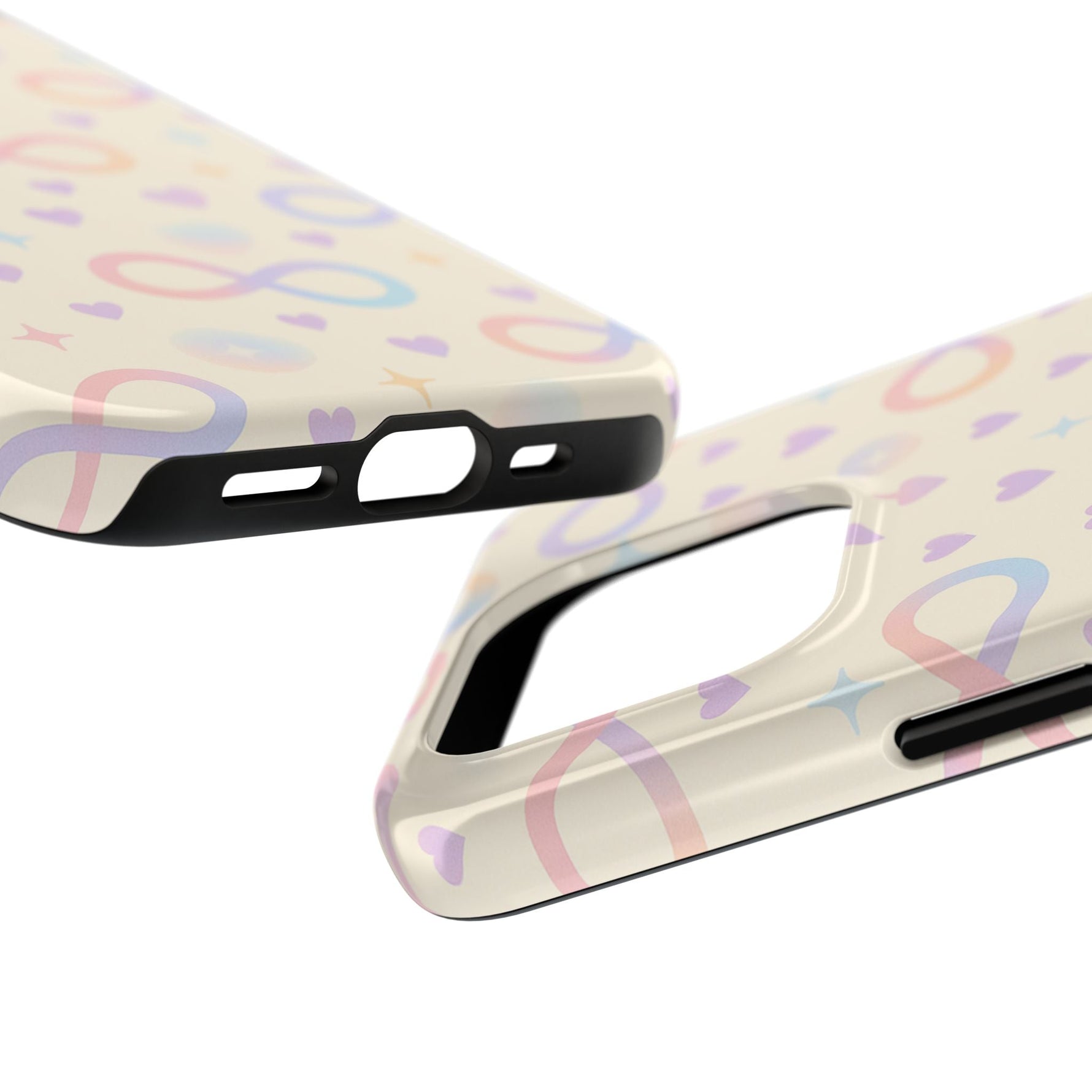 Infinity Pattern Tough Phone Case — Pastel Hearts & Stars  Shamo's