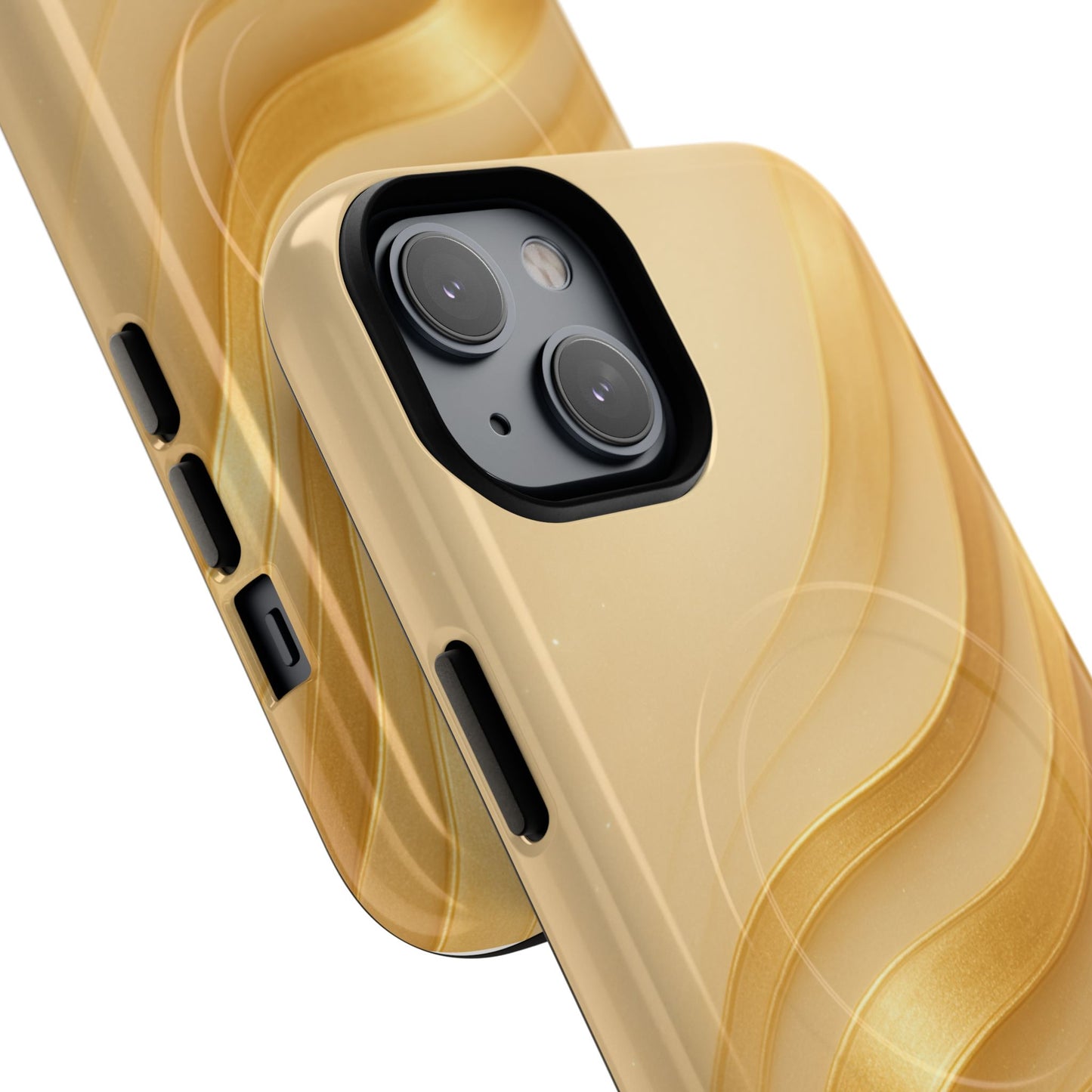 Luxury Series Golden Aura iPhone Case compatible with MagSafe - Shamo's