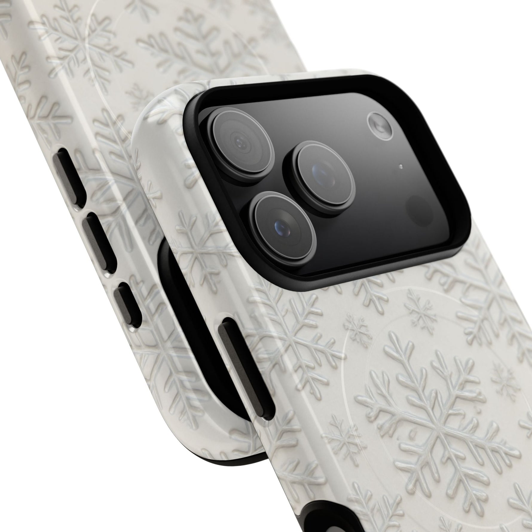 Snowflake Texture iPhone Case compatible with MagSafe  Shamo's