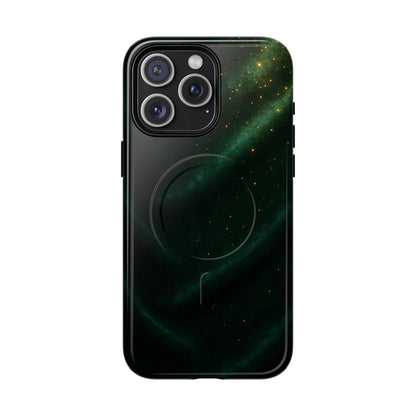 Luxury Series Emerald Galaxy iPhone Case with MagSafe - Shamo's