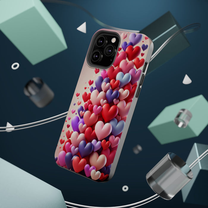 Shamo's Phone Case | MagSafe Compatible | Love Hearts Theme for iPhone 17 and more