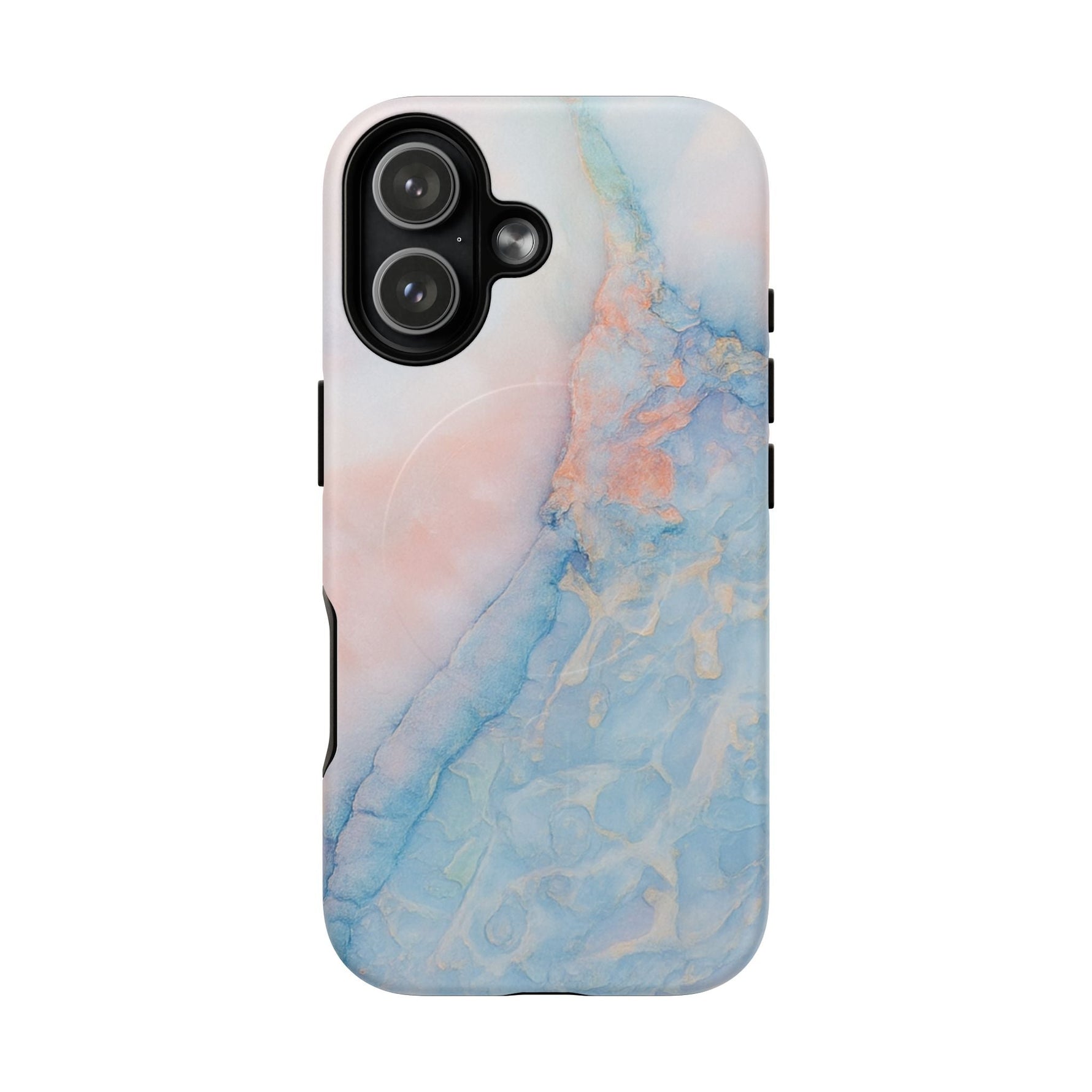 Marble Pastel iPhone Case (MagSafe compatible)  Shamo's iPhone 17 / Matte