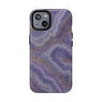 Purple Agate Marble iPhone Case with MagSafe - Shamo's