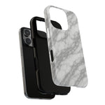 Silver Mist Marble iPhone Case with MagSafe  Shamo's