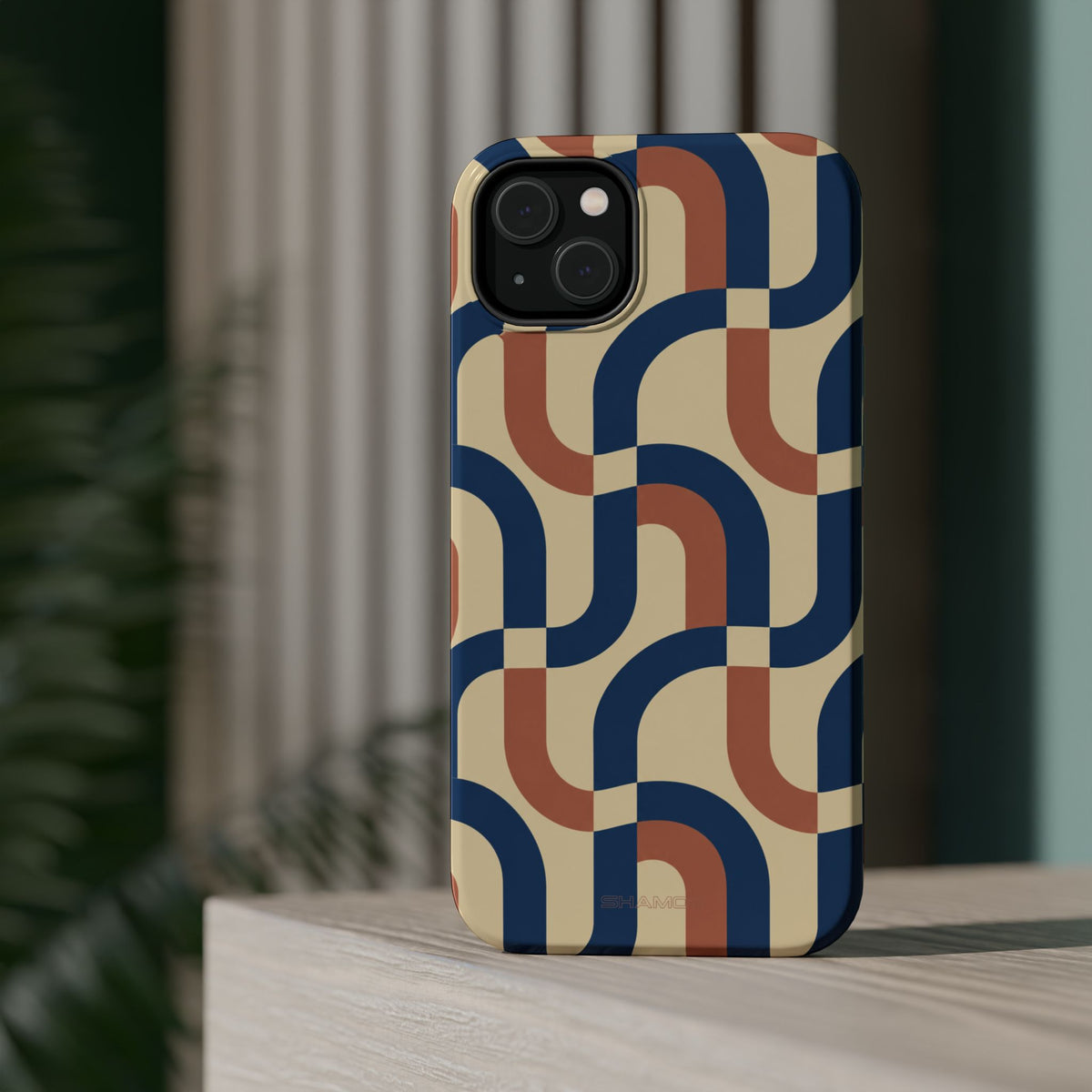 Mod Ribbon – Retro Geometric MagSafe Phone Case