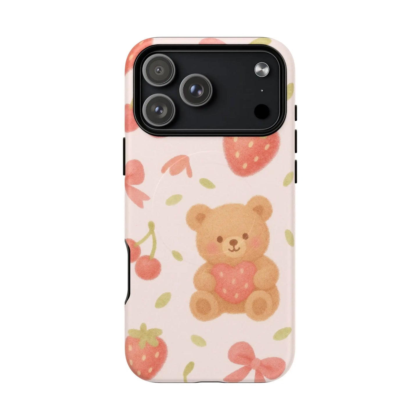Teddy Berry Basket Friends iPhone Case with MagSafe - Shamo's