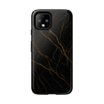 Black Marble Tough iPhone Case  Shamo's