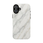 Classic White Marble iPhone Case with MagSafe - Shamo's