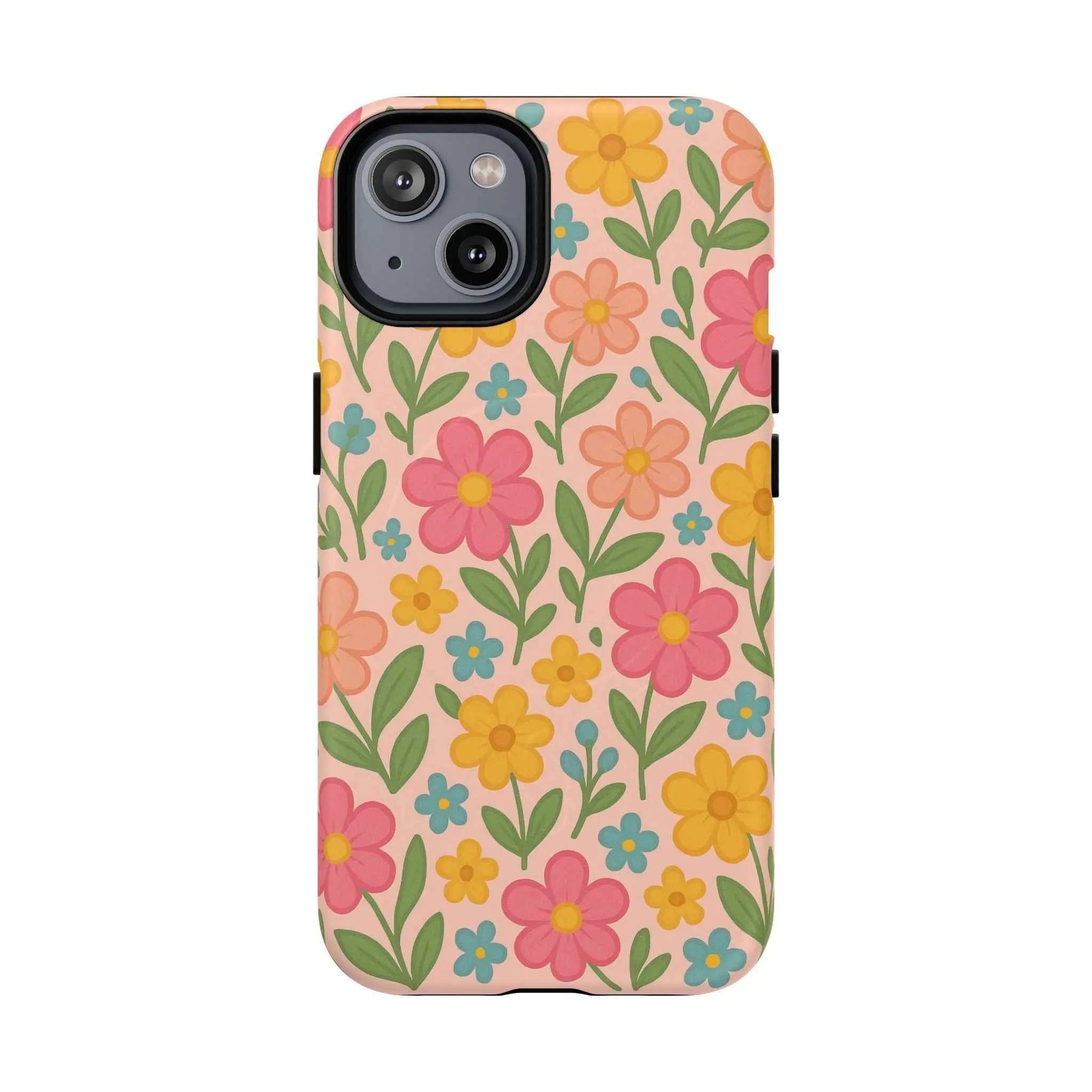 Floral Tough Magnetic MagSafe Phone Case - Stylish Protection for Everyday Use