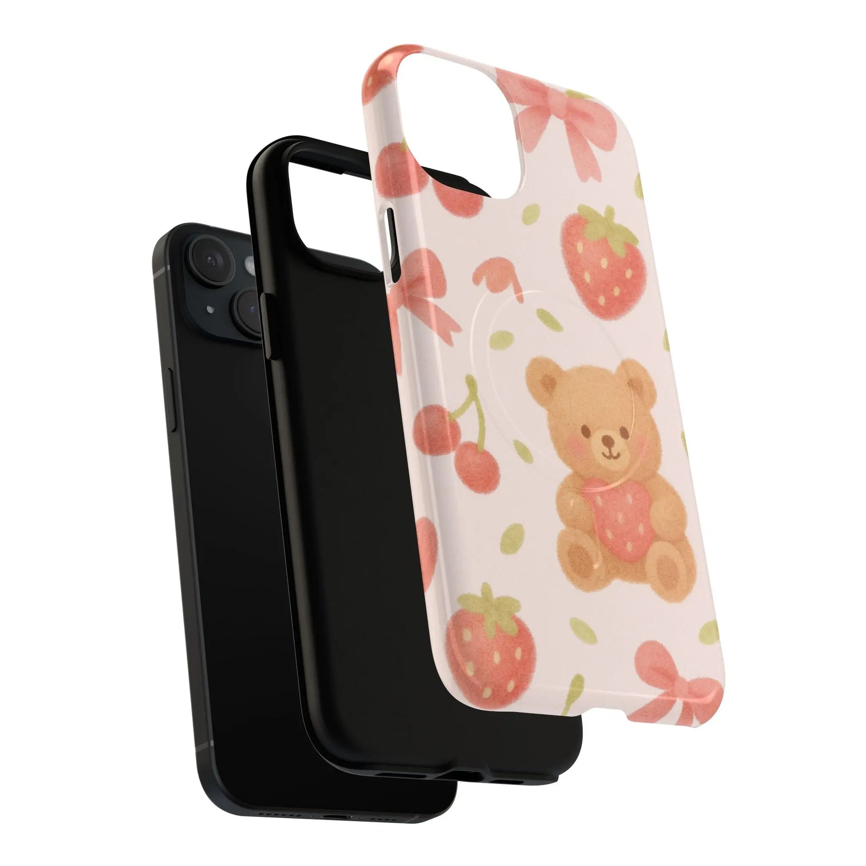 Teddy Berry Basket Friends iPhone Case with MagSafe - Shamo's
