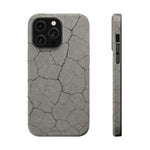 Cracked Concrete Texture iPhone Case with MagSafe compatibility