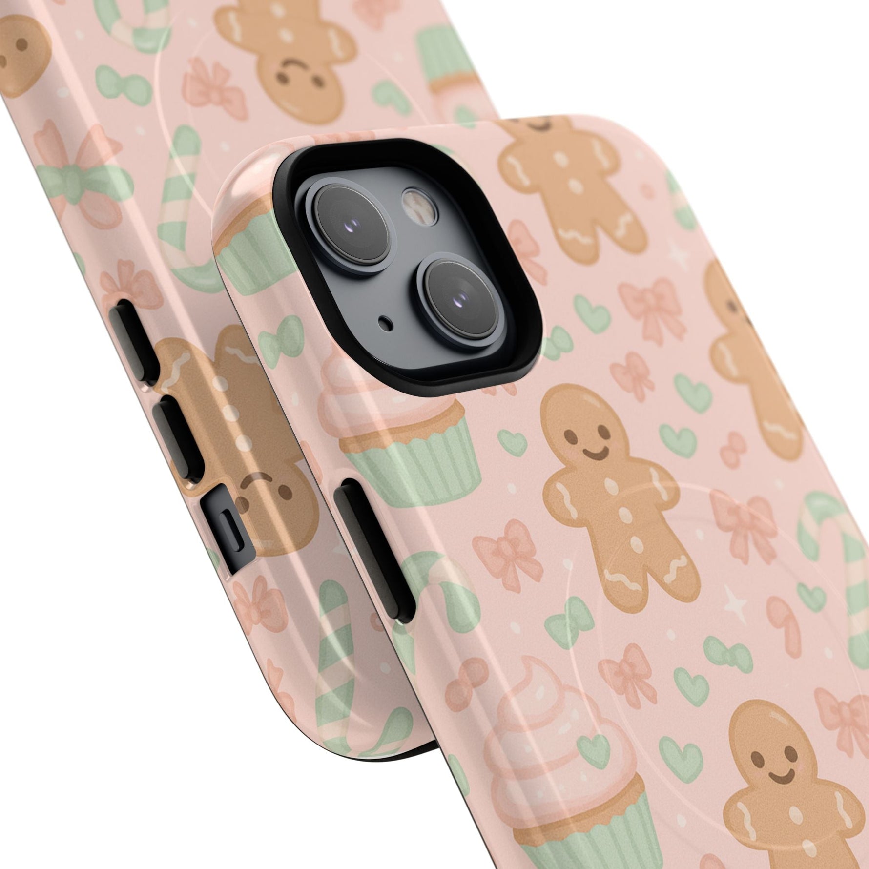 Gingerbread Candy Holiday Tough iPhone Case | compatible with MagSafe  Shamo's