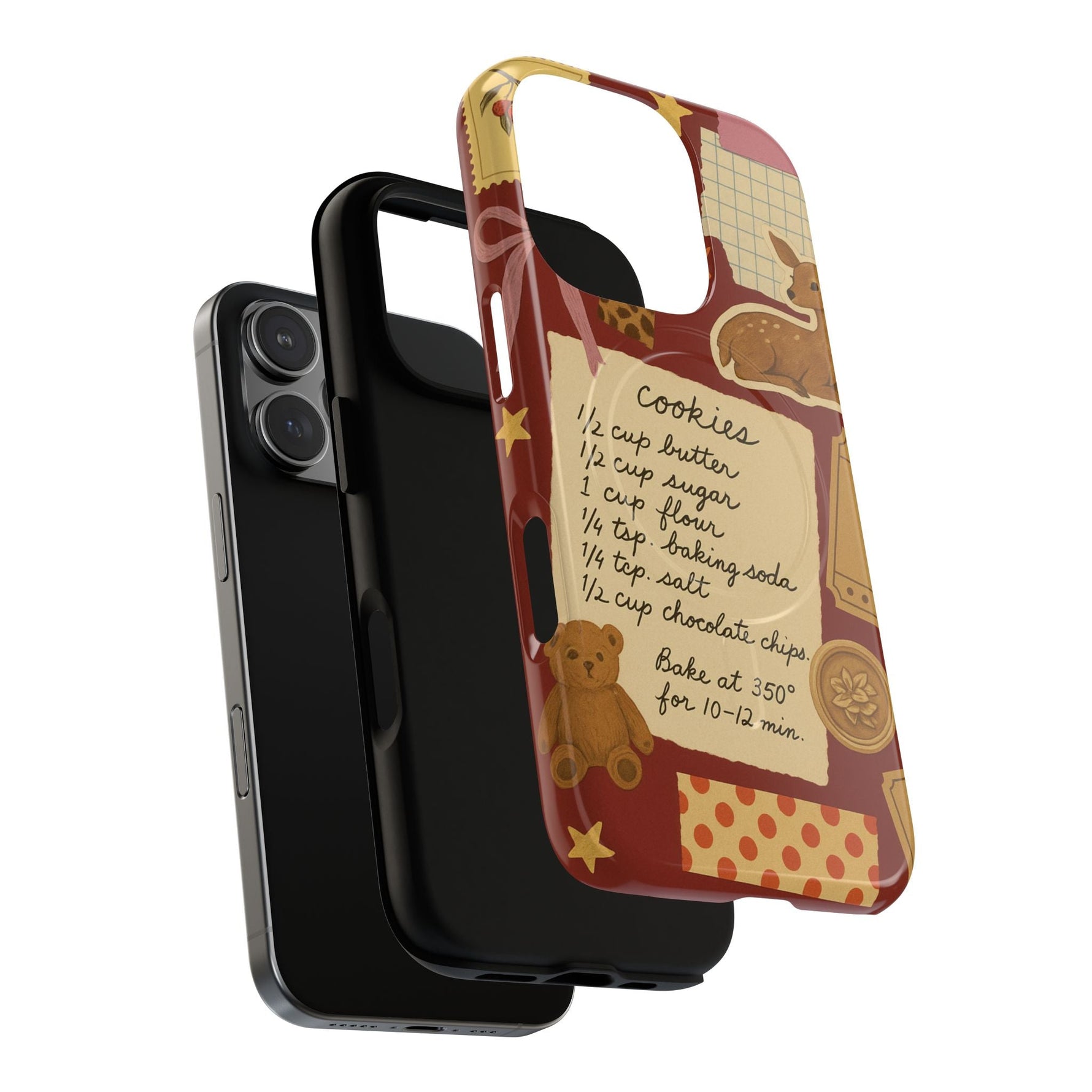Holiday Receipt Stamps iPhone Case with MagSafe Compatibility  Shamo's