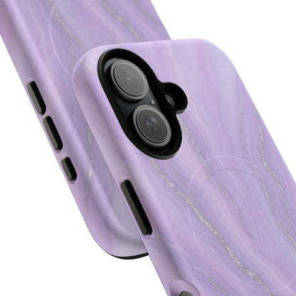 Lavender Marble iPhone Case with MagSafe