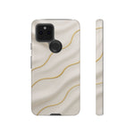 Elegant Gold Wave Tough iPhone Case - Shamo's