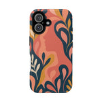 Floral Feminine Abstract MagSafe Impact-Resistant iPhone Case  Shamo's iPhone 16 / Matte