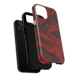 Red Marble iPhone Case with MagSafe - Shamo's