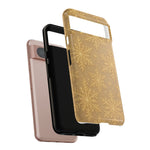 Golden Snowflake Holiday iPhone Case  Shamo's
