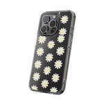 Daisy Floral Clear iPhone Case  Shamo's