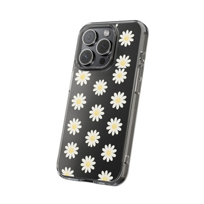 Daisy Floral Clear iPhone Case