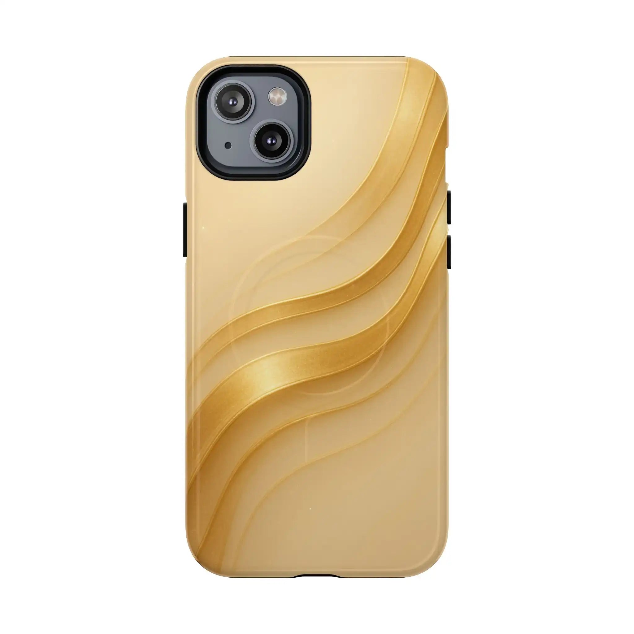 Luxury Series Golden Aura iPhone Case compatible with MagSafe - Shamo's