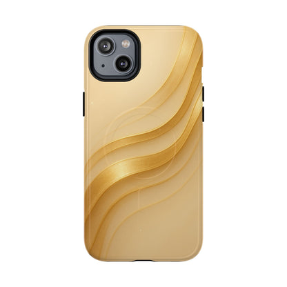 Luxury Series Golden Aura iPhone Case compatible with MagSafe - Shamo's