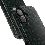 Dark Carbon Fiber Texture Magnetic Impact-Resistant iPhone Case | MagSafe compatible - iPhone 17 Pro Max / Glossy - Shamo's