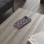 Romantic Teddy Bear Impact-Resistant Phone Case with Heart Design