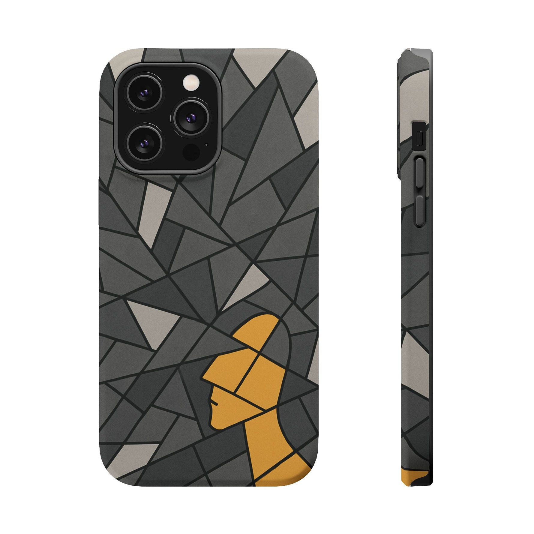 “Rebuilding Myself” Abstract iPhone Case — Magnetic MagSafe Impact-Resistant  Shamo's iPhone 14 Pro Max / Matte