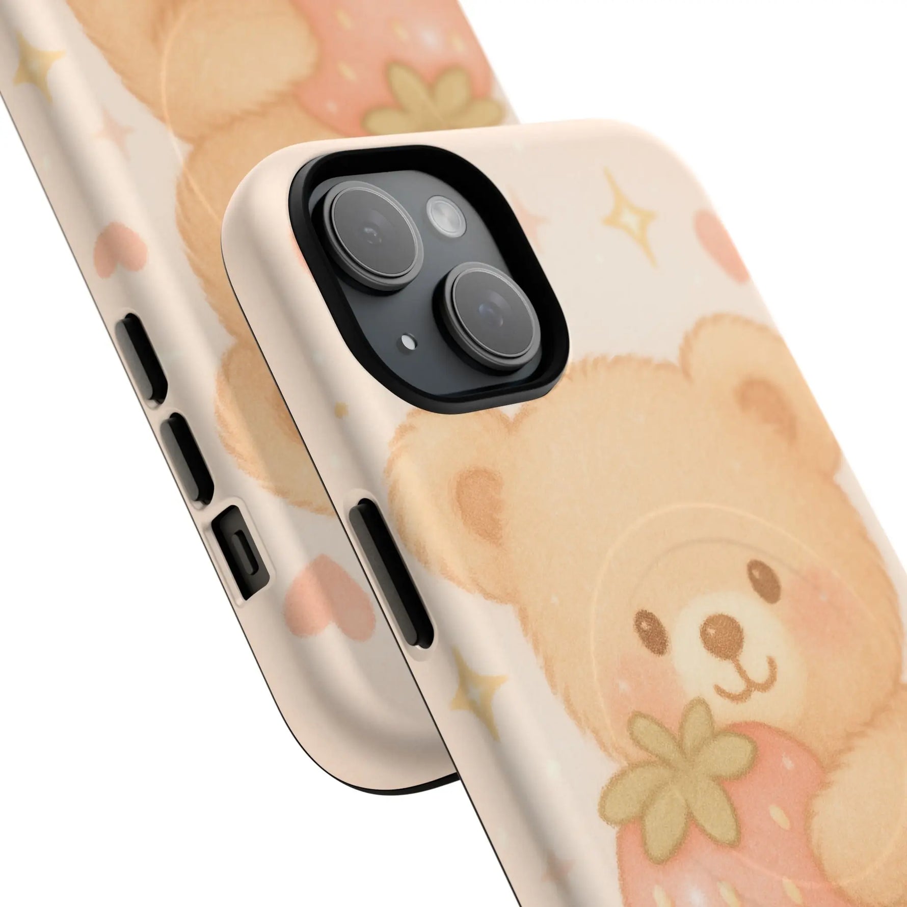 Strawberry Teddy iPhone Case with MagSafe - Shamo's