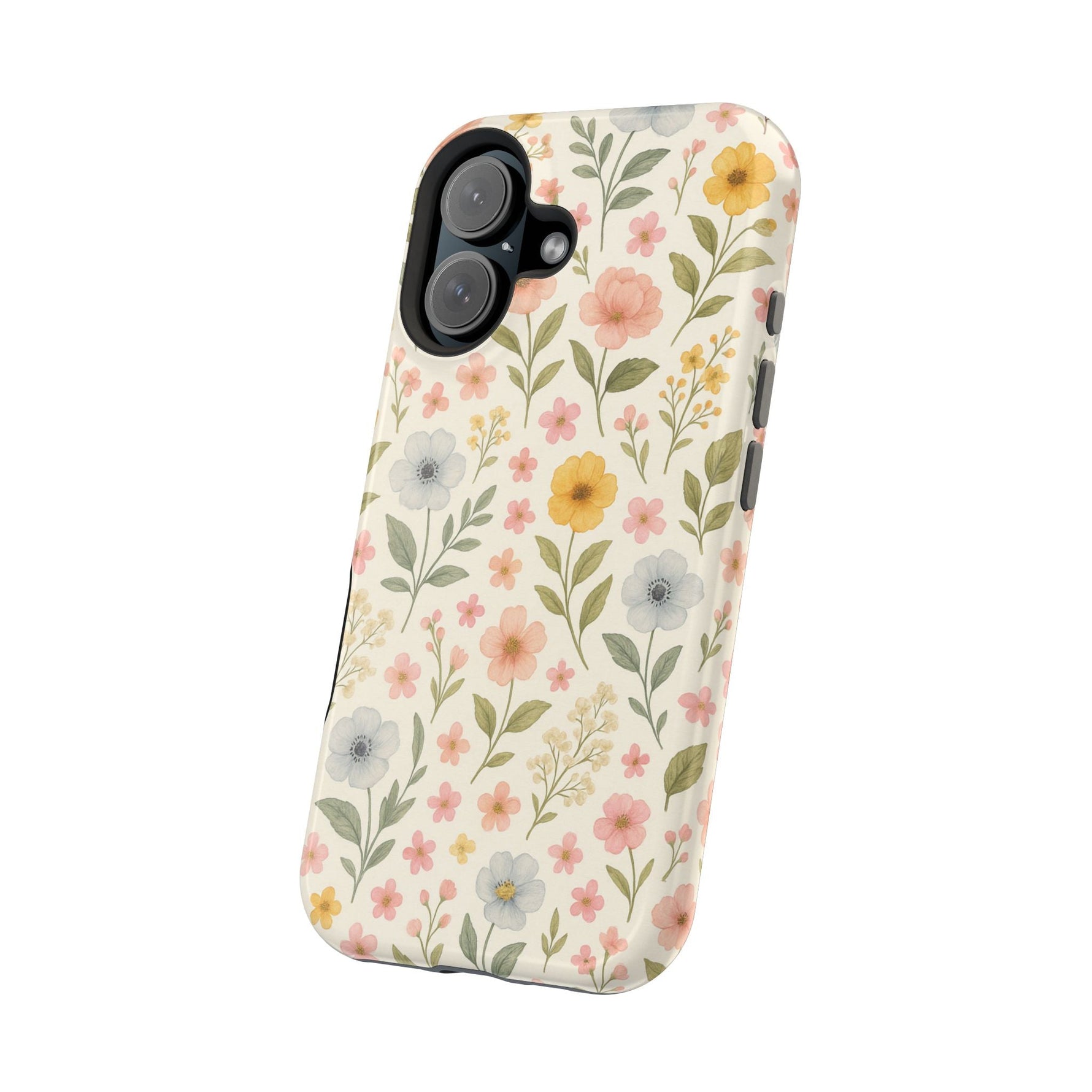 Floral Garden Impact iPhone Case with MagSafe compatibility  Shamo's