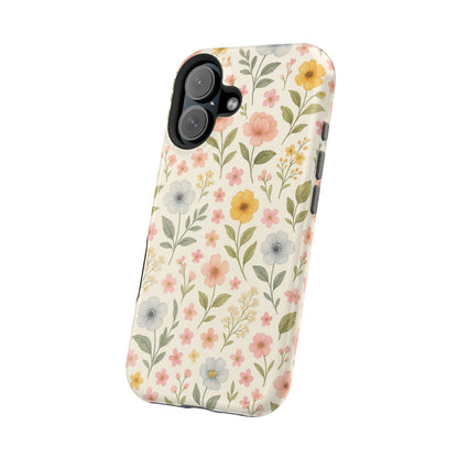 Floral Garden Impact iPhone Case with MagSafe compatibility  Shamo's