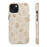 Neutral Pebble Pattern Tough iPhone Case - Shamo's