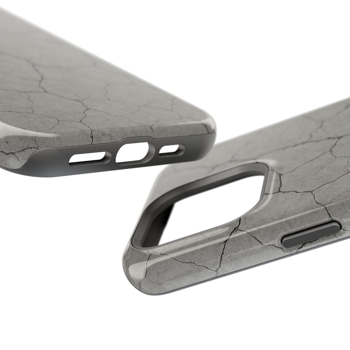 Cracked Concrete Texture iPhone Case with MagSafe compatibility  Shamo's