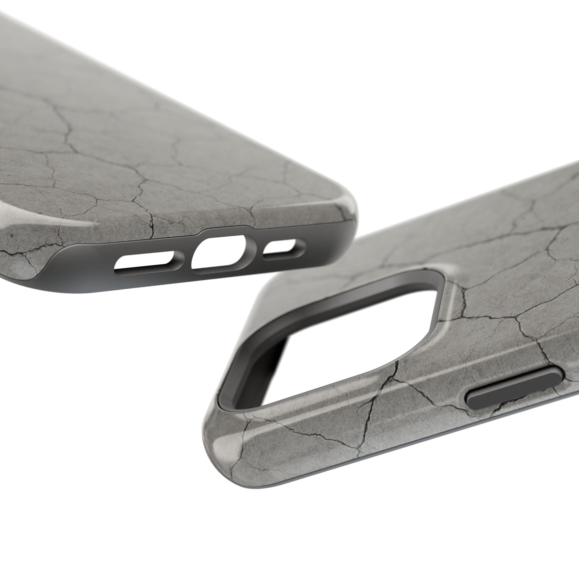 Cracked Concrete Texture iPhone Case with MagSafe compatibility  Shamo's