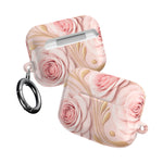 Rose Gold Floral AirPods Case