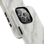 Classic White Marble iPhone Case with MagSafe  Shamo's