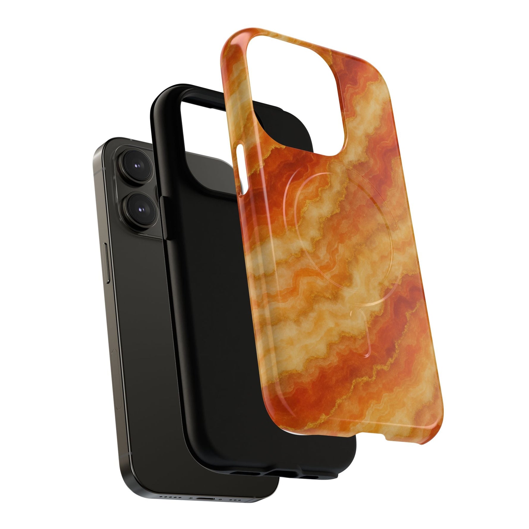 Amber Agate Marble iPhone Case with MagSafe  Shamo's
