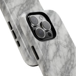Silver Mist Marble iPhone Case with MagSafe  Shamo's
