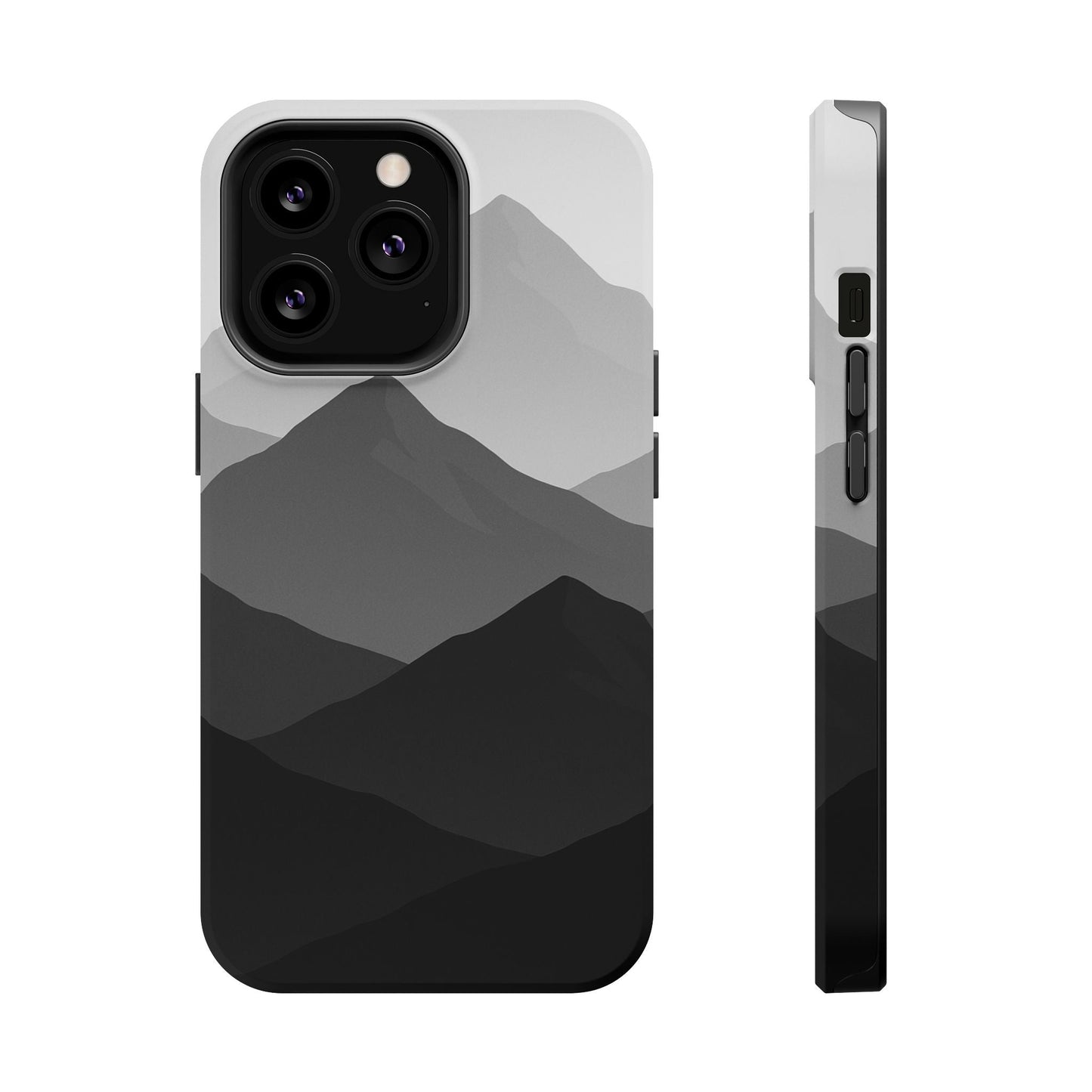 Monochrome Mountain Design iPhone Case | MagSafe  Shamo's iPhone 13 Pro / Matte