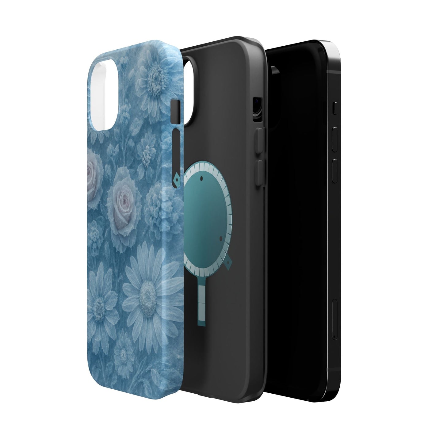 Frozen Beauty Floral Rose iPhone Case | MagSafe compatible  Shamo's