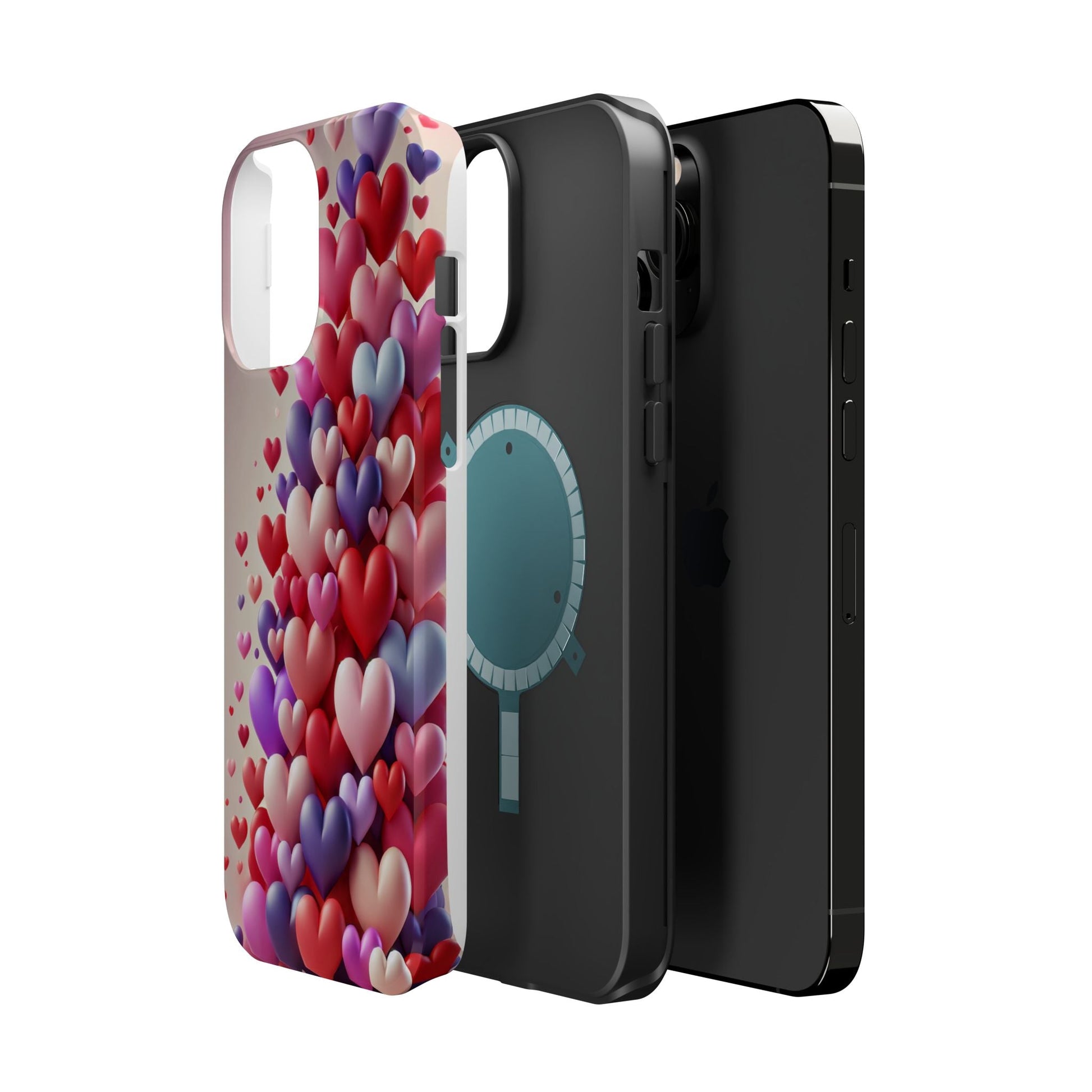 Love Hearts MagSafe iPhone Case — Magnetic, Impact-Resistant  Shamo's